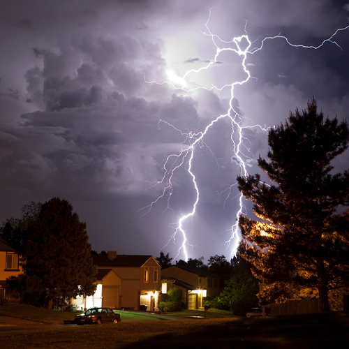 a lot of smoke around it