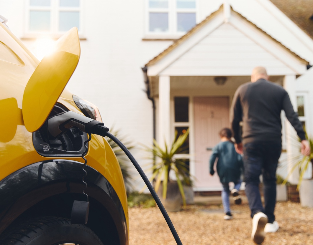 a motorcycle parked on the side of a building